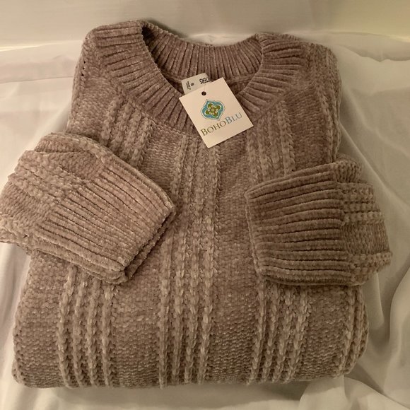 SOLD!!! Boho Pull-over Cozy Thick Plush Sweater S - Picture 2 of 11